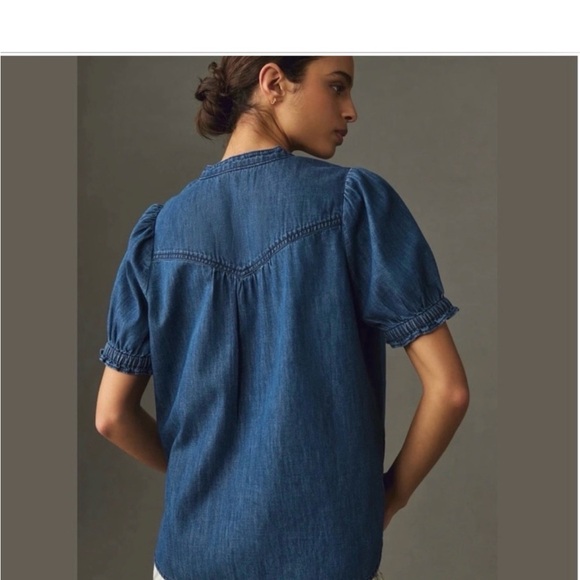 Pilcro Anthropologie denim blouse - Picture 3 of 6
